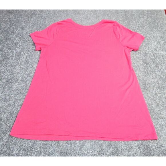Torrid Plus Size Top Sz 1 Pink Love is in the Air Tee Shirt Short Sleeve - Picture 2 of 8